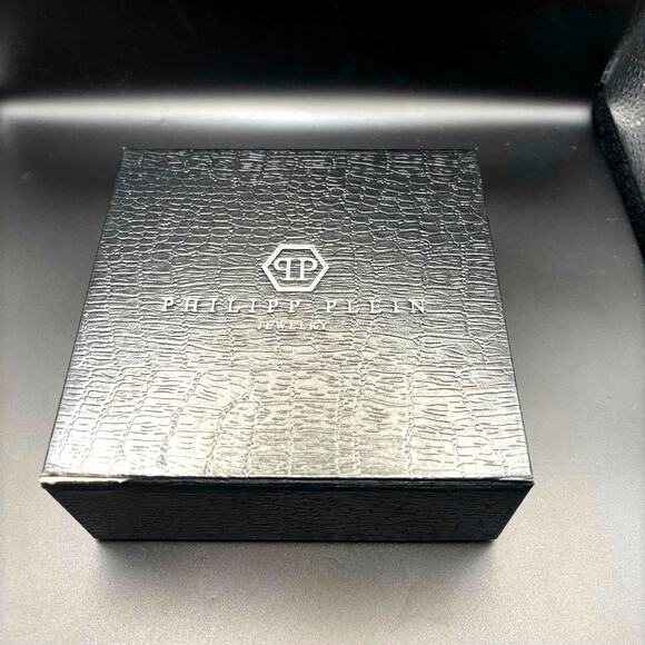 Philipp Plein PJ7AA17BL Mens Black Stainless Steel Hexagon Bracelet NIBWT - Picture 8 of 17